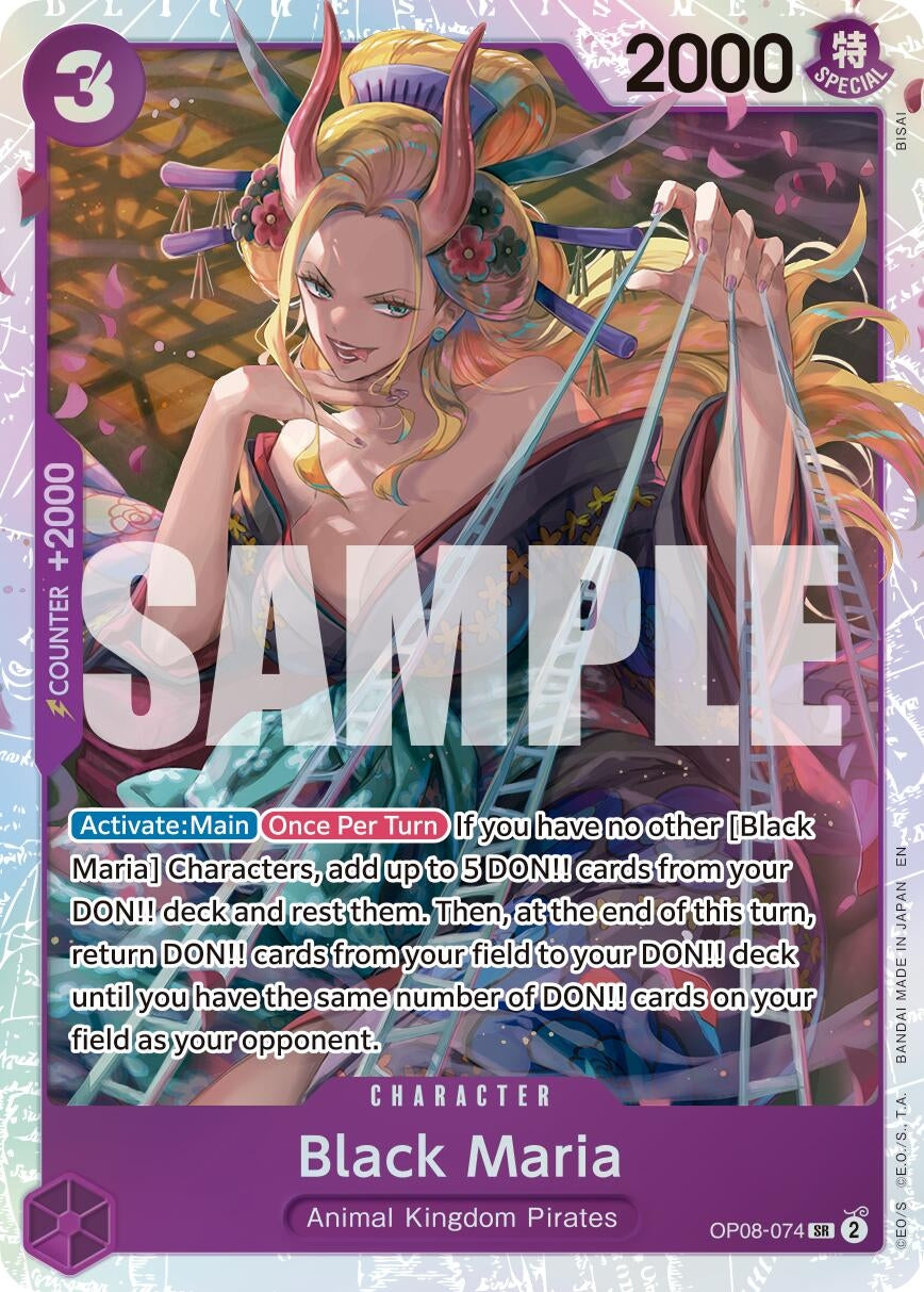 Image for Black Maria (Reprint) [OP08-074] - One Piece Card Game