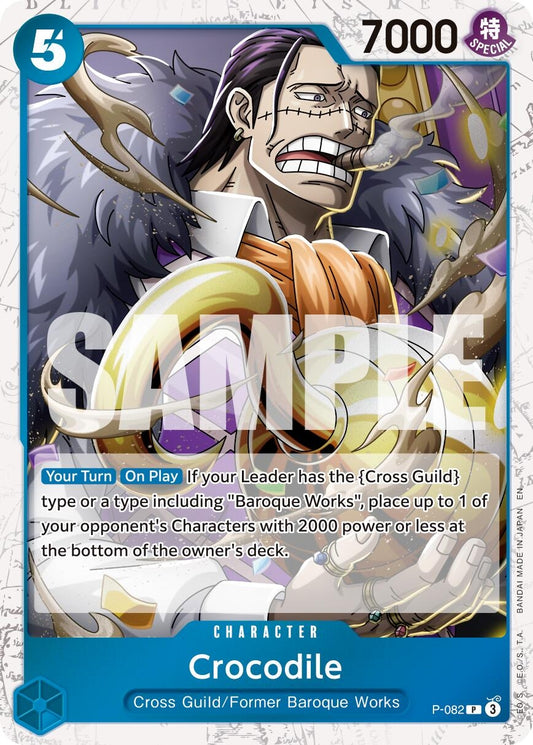 Image for Crocodile - P-082 (Pirate Foil) [P-082] - One Piece Card Game
