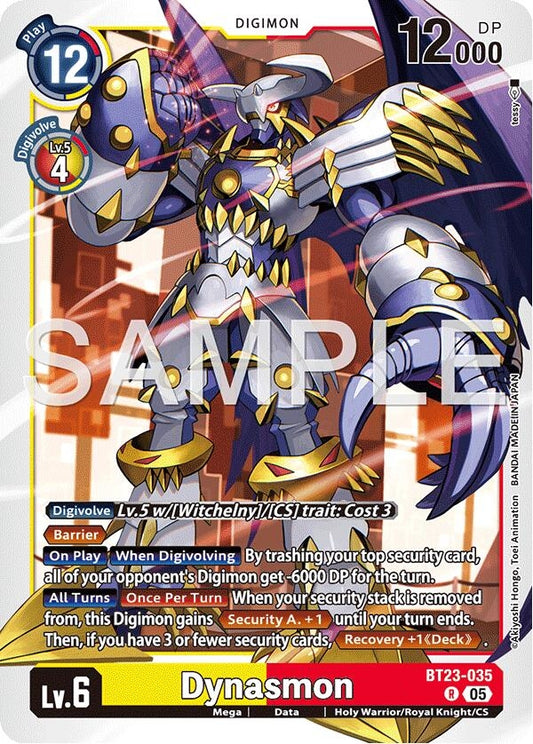Image for Dynasmon [BT23-035 R] - Digimon Card Game