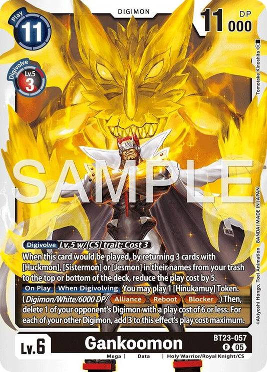 Image for Gankoomon [BT23-057 R] - Digimon Card Game
