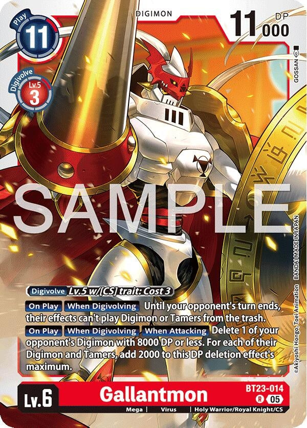Image for Gallantmon [BT23-014 R] - Digimon Card Game
