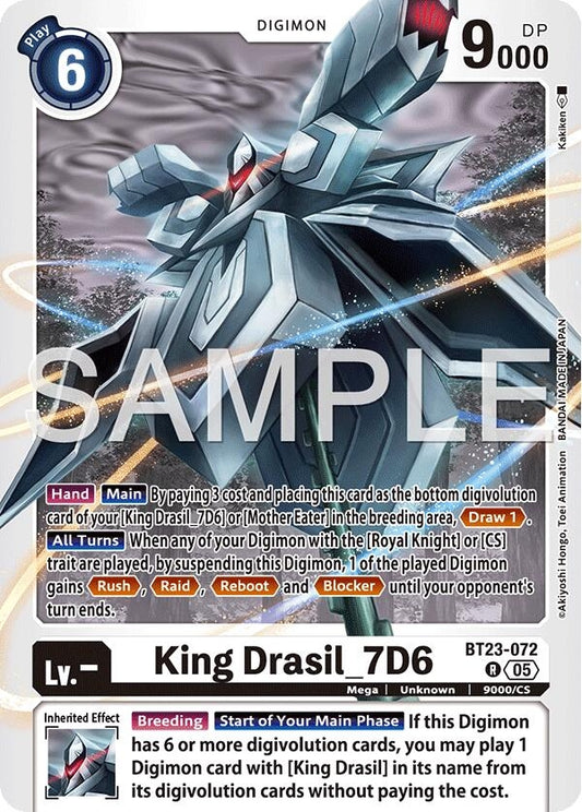 Image for King Drasil_7D6 [BT23-072 R] - Digimon Card Game