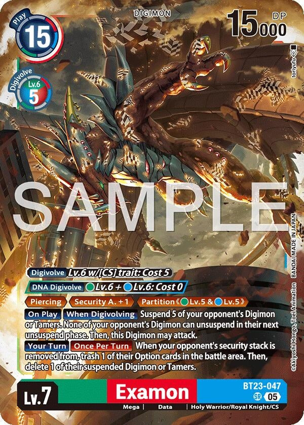 Image for Examon [BT23-047SR] - Digimon Card Game