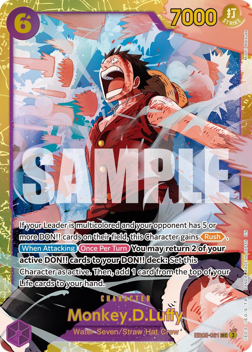 Image for Monkey.D.Luffy - EB02-061 (Reprint) [EB02-061] - One Piece Card Game