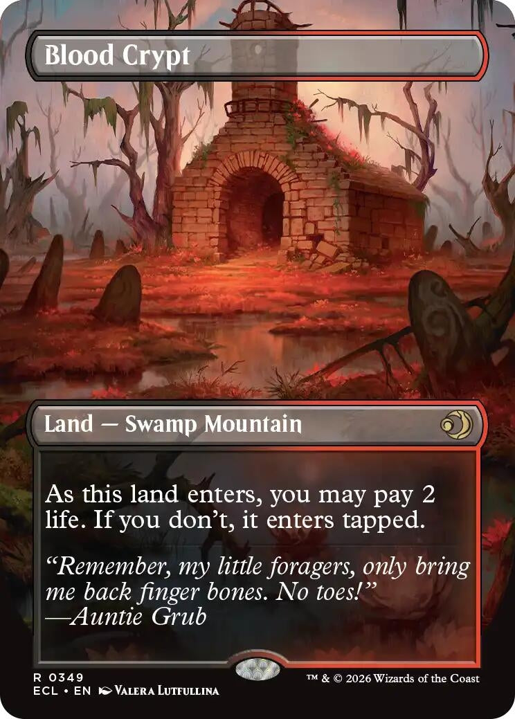 Image for Blood Crypt (Borderless) [349] - Magic: The Gathering