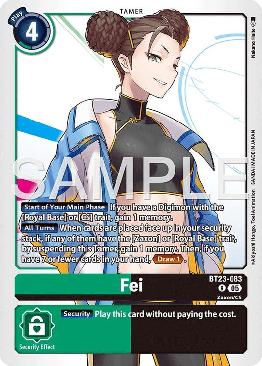 Image for Fei [BT23-083 R] - Digimon Card Game