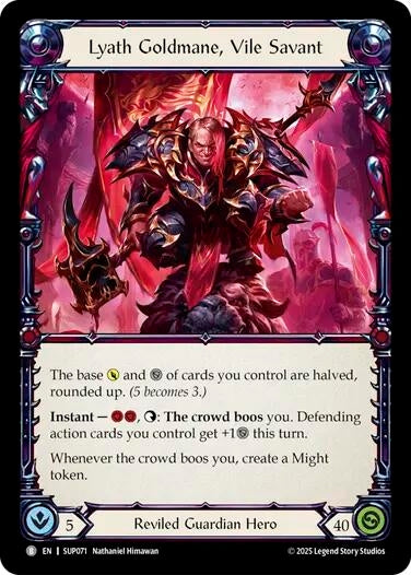 Image for Lyath Goldmane, Vile Savant // Lyath Goldmane [SUP071//SUP072] - Flesh and Blood TCG