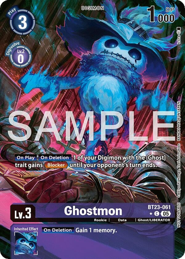 Image for Ghostmon (Hacker's Slumber Box Promotion Pack) [BT23-061 C] - Digimon Card Game