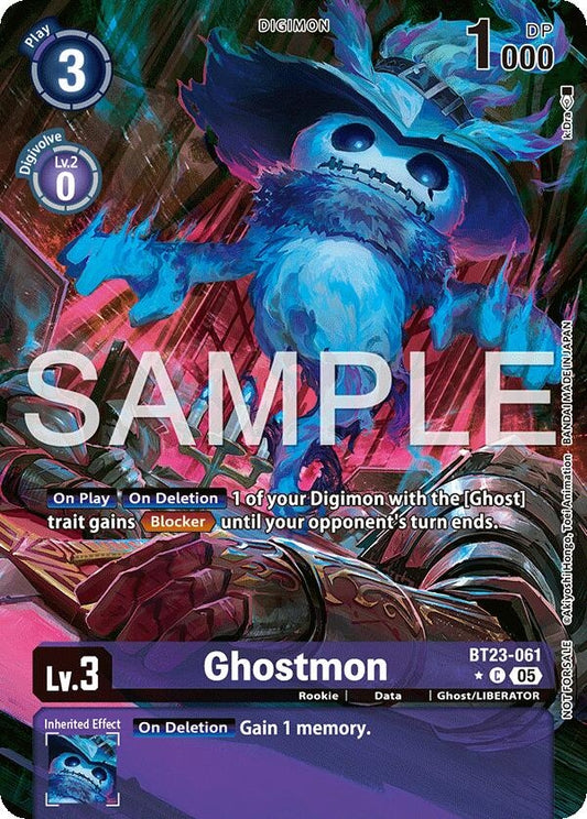 Image for Ghostmon (Hacker's Slumber Box Promotion Pack) [BT23-061 C] - Digimon Card Game