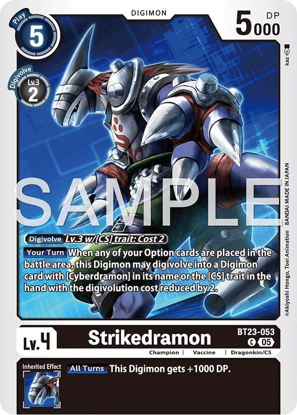 Image for Strikedramon [BT23-053 C] - Digimon Card Game