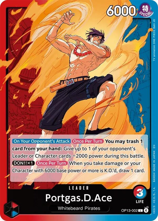 Image for Portgas.D.Ace (002) [OP13-002] - One Piece Card Game