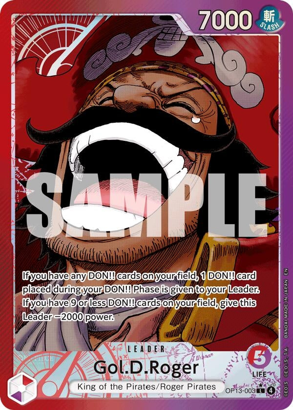 Image for Gol.D.Roger (003) (Alternate Art) [OP13-003] - One Piece Card Game