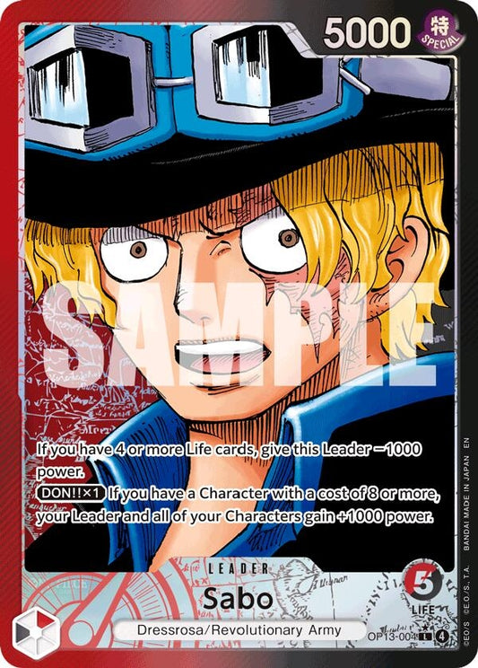 Image for Sabo (004) (Alternate Art) [OP13-004] - One Piece Card Game
