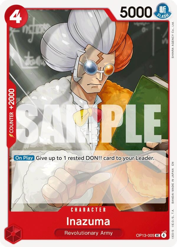 Image for Inazuma [OP13-005] - One Piece Card Game