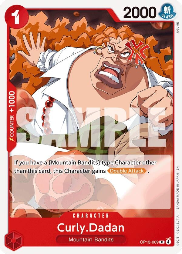 Image for Curly.Dadan [OP13-009] - One Piece Card Game
