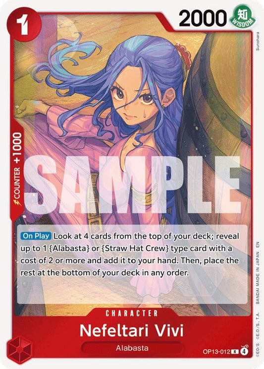 Image for Nefeltari Vivi [OP13-012] - One Piece Card Game