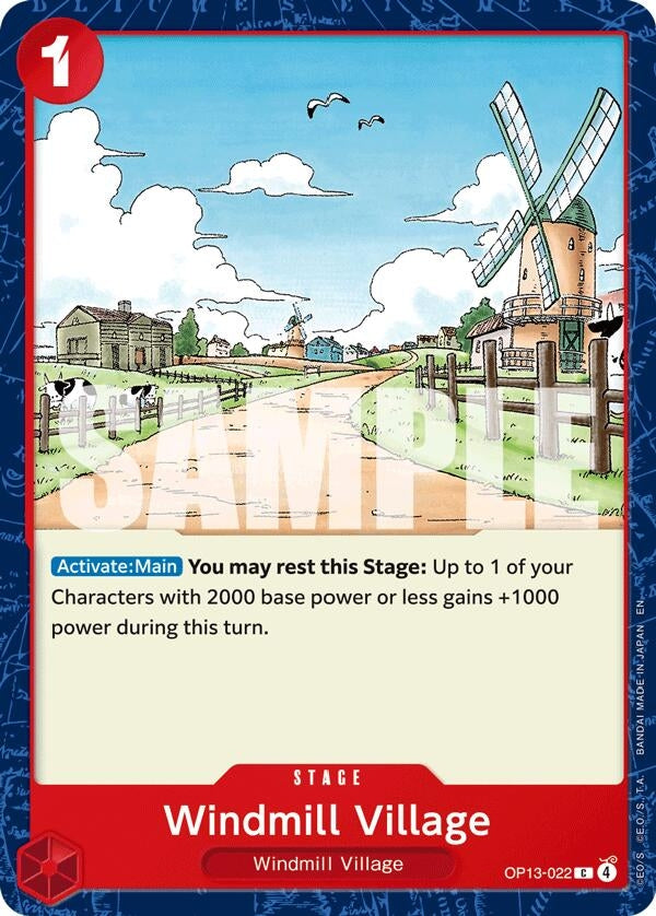Image for Windmill Village [OP13-022] - One Piece Card Game