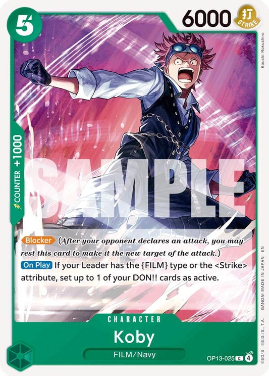 Image for Koby [OP13-025] - One Piece Card Game