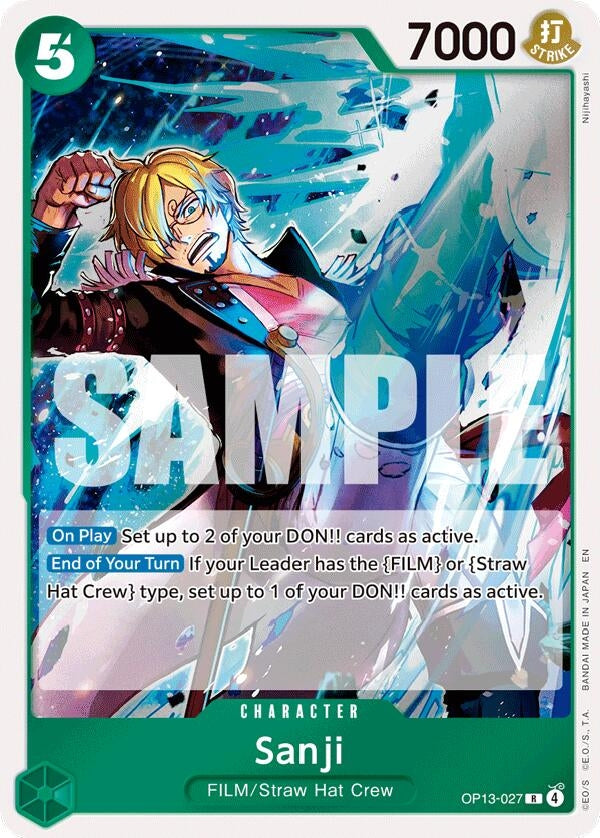 Image for Sanji [OP13-027] - One Piece Card Game