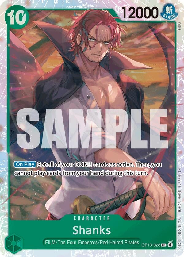 Image for Shanks (028) [OP13-028] - One Piece Card Game