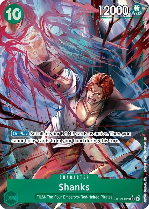 Image for Shanks (028) (Alternate Art) [OP13-028] - One Piece Card Game