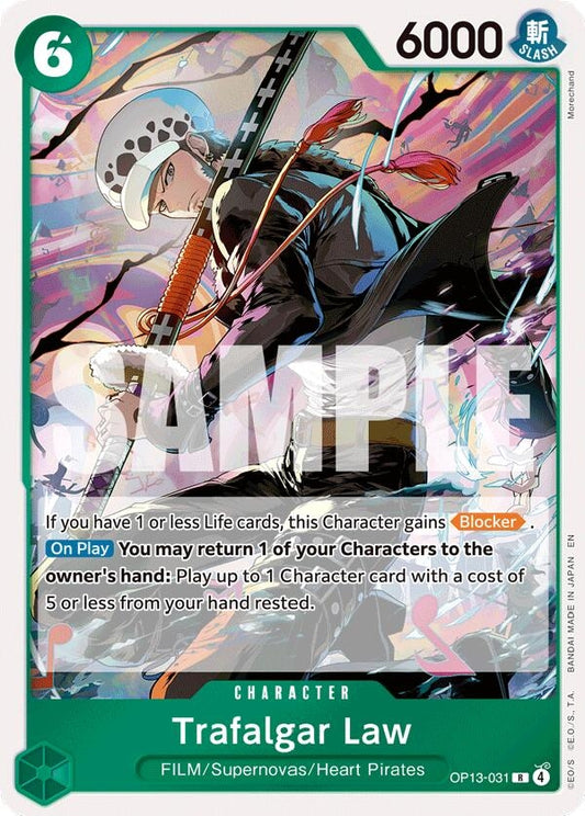 Image for Trafalgar Law [OP13-031] - One Piece Card Game