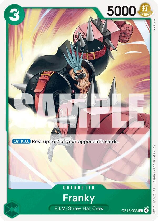 Image for Franky [OP13-033] - One Piece Card Game
