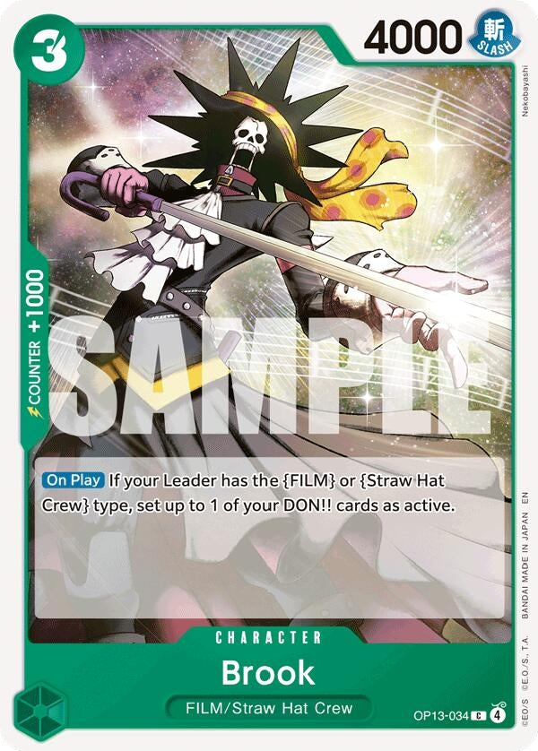 Image for Brook [OP13-034] - One Piece Card Game