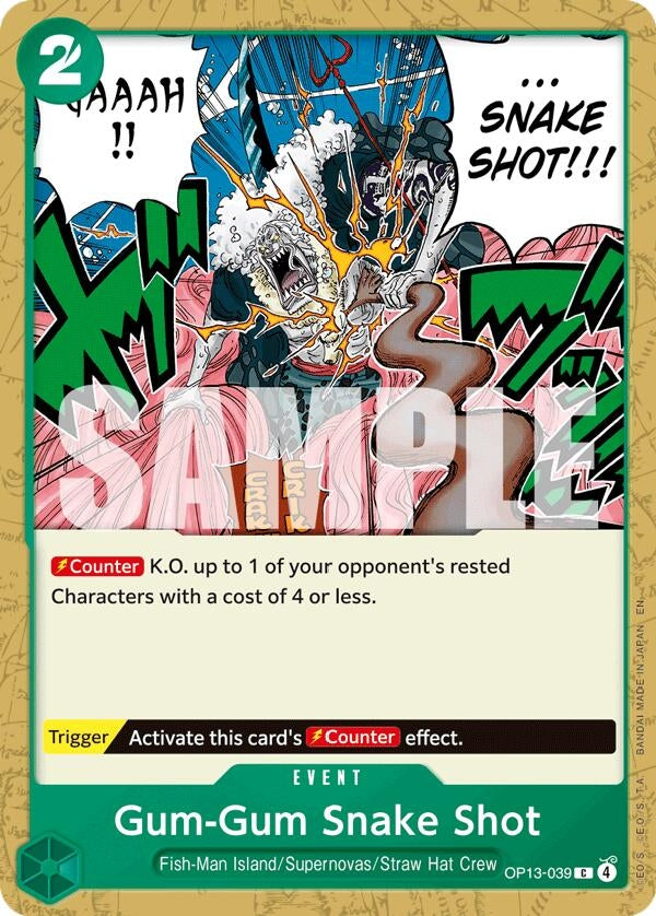 Image for Gum-Gum Snake Shot [OP13-039] - One Piece Card Game