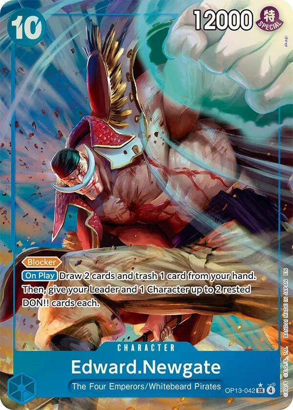 Image for Edward.Newgate (Alternate Art) [OP13-042] - One Piece Card Game