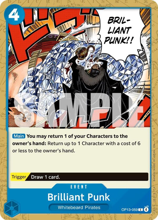 Image for Brilliant Punk [OP13-059] - One Piece Card Game