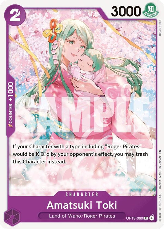 Image for Amatsuki Toki [OP13-060] - One Piece Card Game