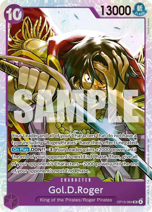 Image for Gol.D.Roger (064) [OP13-064] - One Piece Card Game