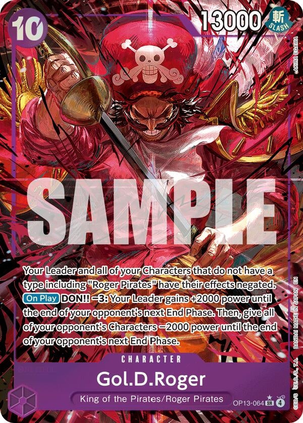 Image for Gol.D.Roger (064) (Alternate Art) [OP13-064] - One Piece Card Game