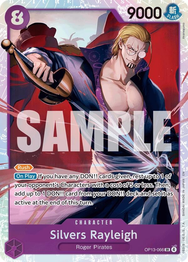 Image for Silvers Rayleigh [OP13-066] - One Piece Card Game