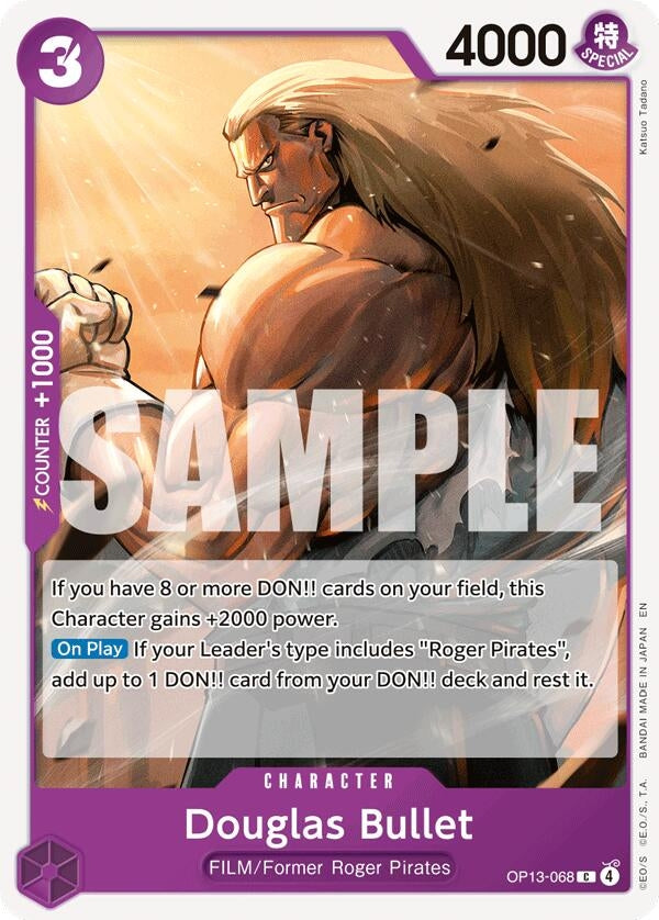 Image for Douglas Bullet [OP13-068] - One Piece Card Game