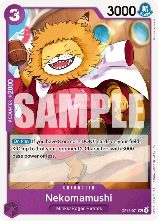 Image for Nekomamushi [OP13-071] - One Piece Card Game