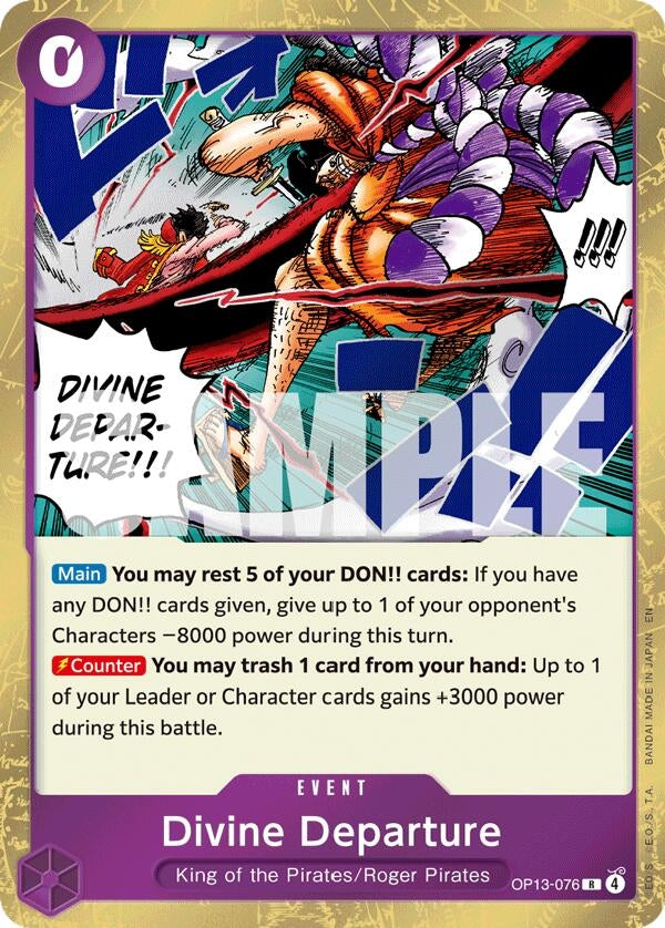 Image for Divine Departure [OP13-076] - One Piece Card Game