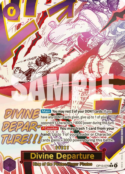 Image for Divine Departure (Alternate Art) [OP13-076] - One Piece Card Game