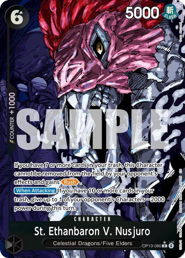 Image for St. Ethanbaron V. Nusjuro (Alternate Art) [OP13-080] - One Piece Card Game