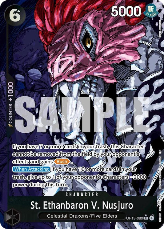 Image for St. Ethanbaron V. Nusjuro (Alternate Art) [OP13-080] - One Piece Card Game