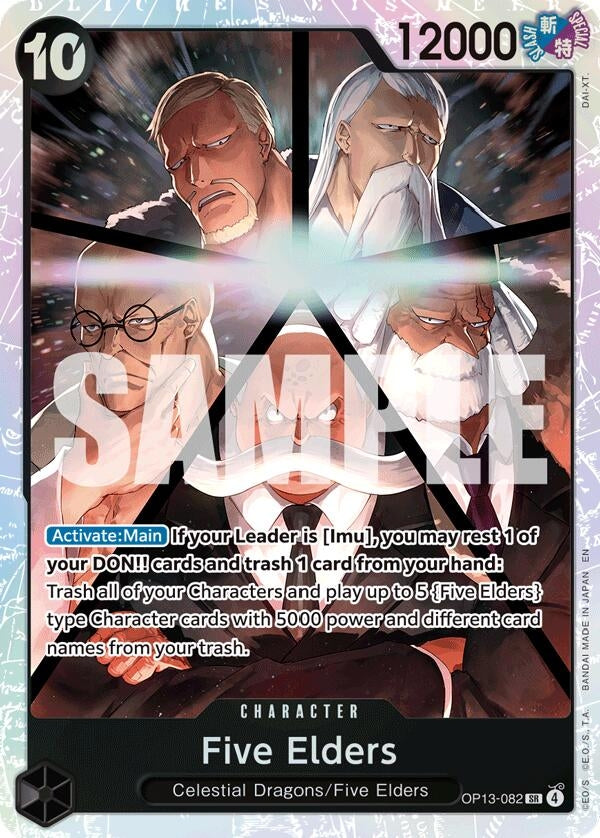 Image for Five Elders [OP13-082] - One Piece Card Game