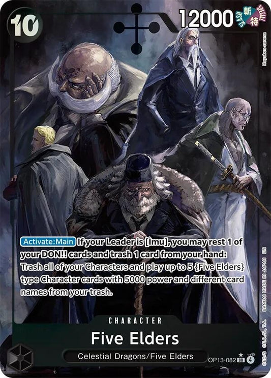 Image for Five Elders (Alternate Art) [OP13-082] - One Piece Card Game