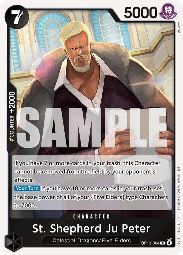 Image for St. Shepherd Ju Peter [OP13-084] - One Piece Card Game