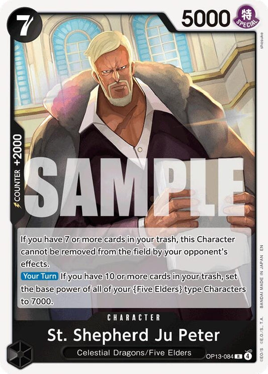 Image for St. Shepherd Ju Peter [OP13-084] - One Piece Card Game