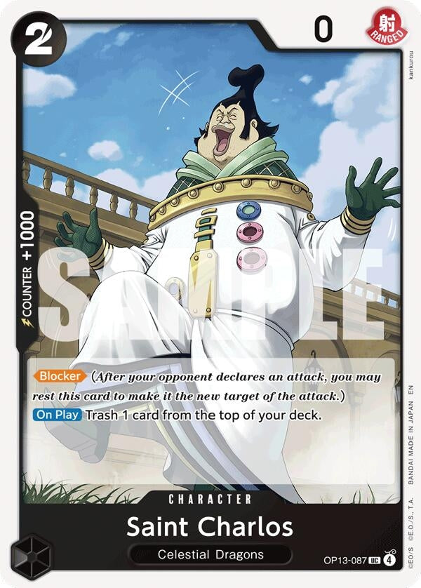 Image for Saint Charlos [OP13-087] - One Piece Card Game