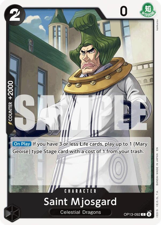 Image for Saint Mjosgard [OP13-092] - One Piece Card Game