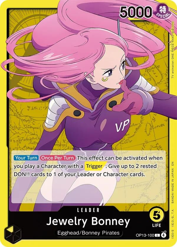 Image for Jewelry Bonney (100) [OP13-100] - One Piece Card Game