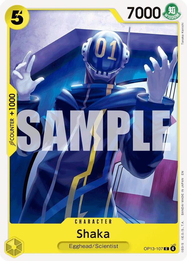 Image for Shaka [OP13-107] - One Piece Card Game