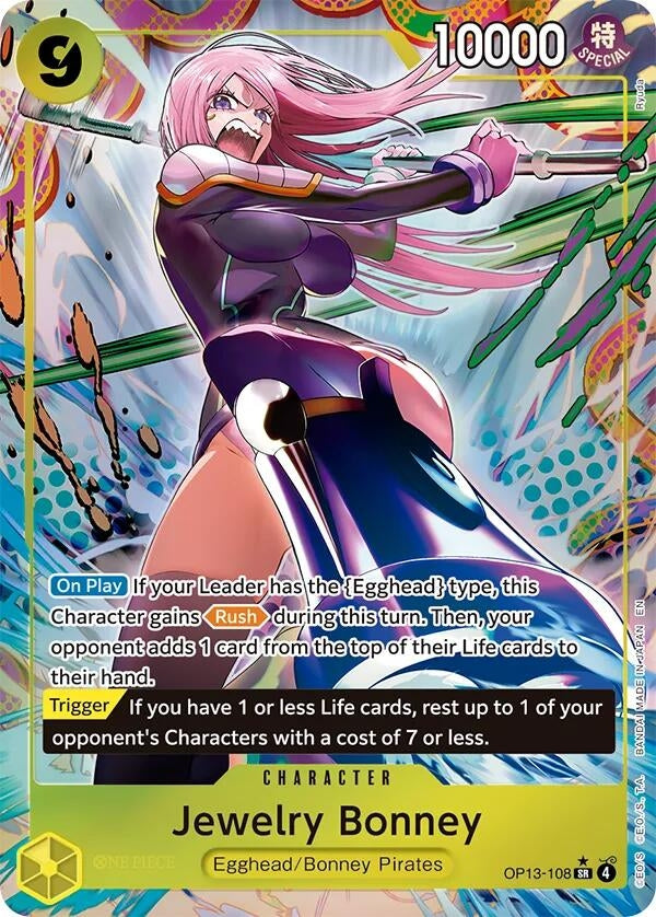 Image for Jewelry Bonney (108) (Alternate Art) [OP13-108] - One Piece Card Game